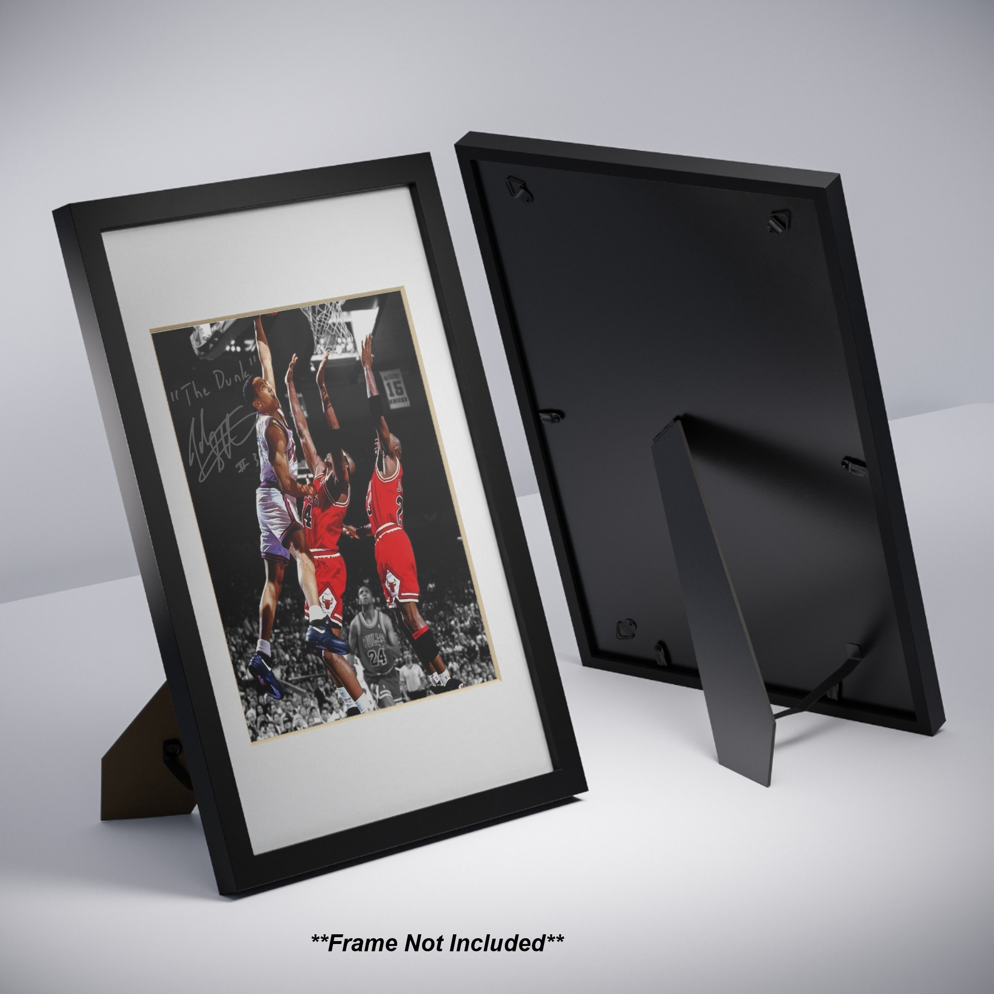 John Starks New York Knicks the Dunk Signed Photo Autograph Print