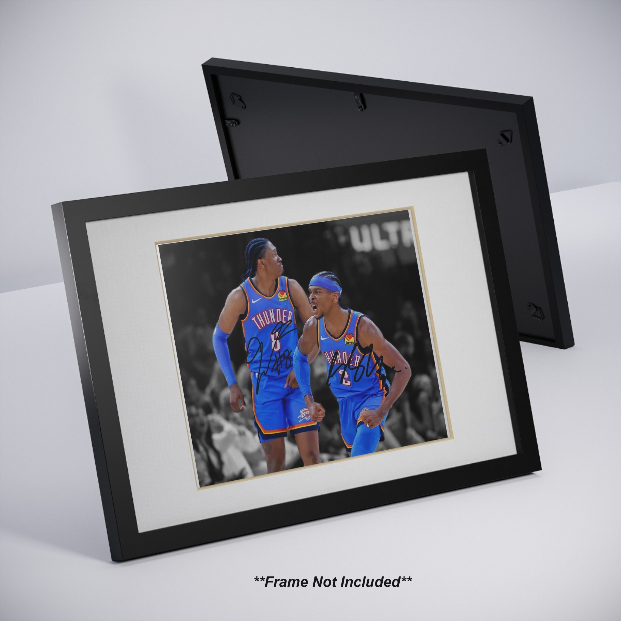 Shai Gilgeous-Alexander Jalen Williams OKC Thunder Signed Photo Autograph Print