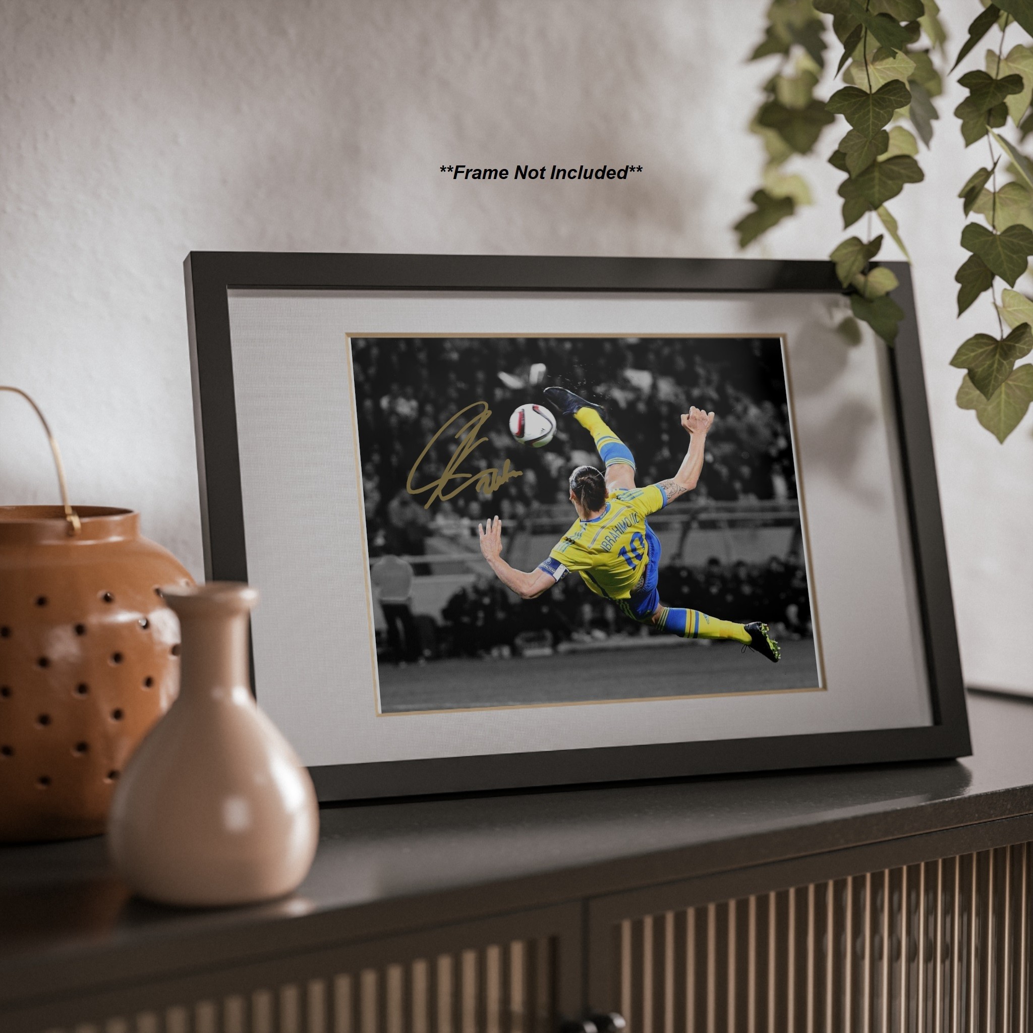 Zlatan Ibrahimovic Sweden Legend Bicycle Kick Signed Photo Autograph Print