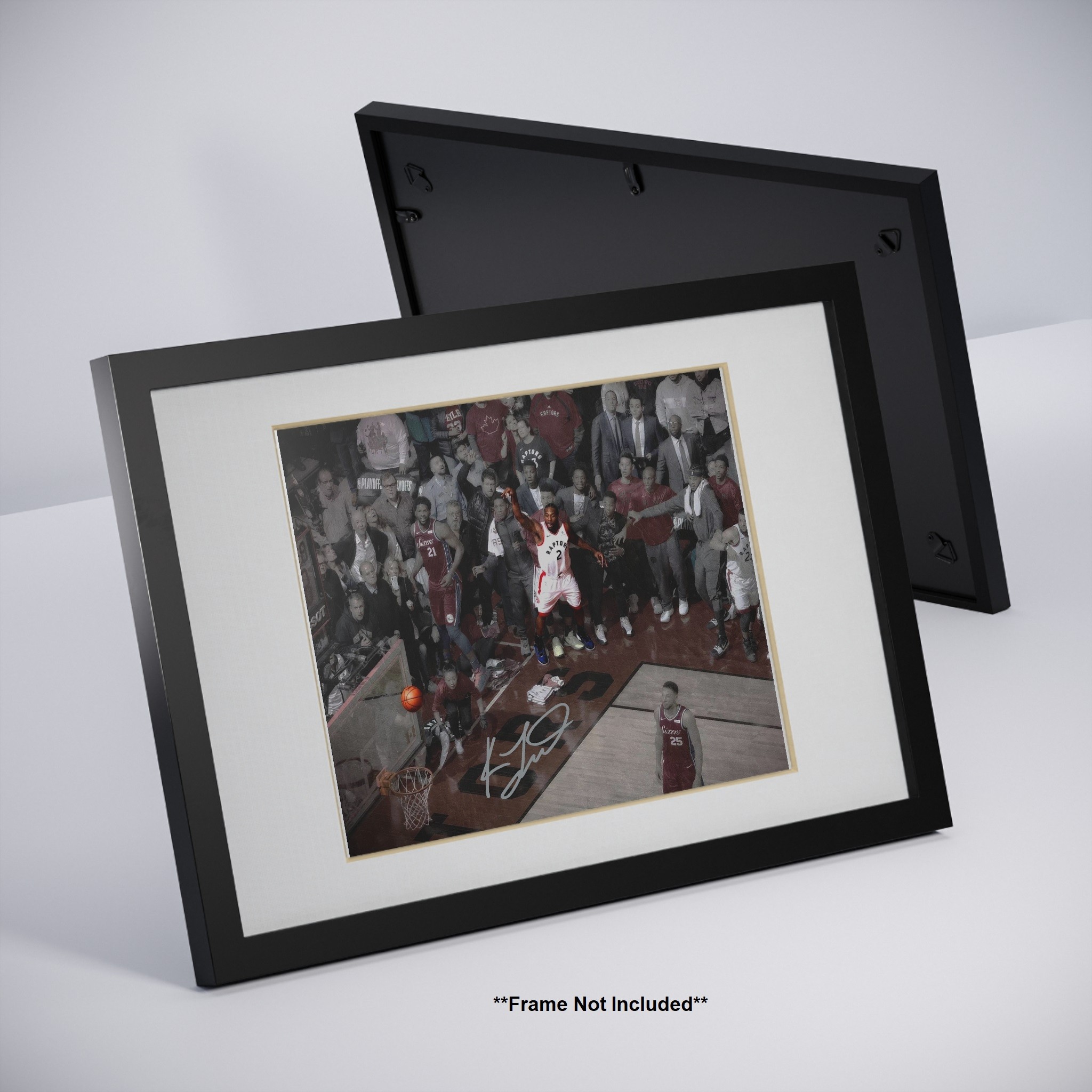 Kawhi Leonard Toronto Raptors the Final Shot Signed Photo Autograph Print