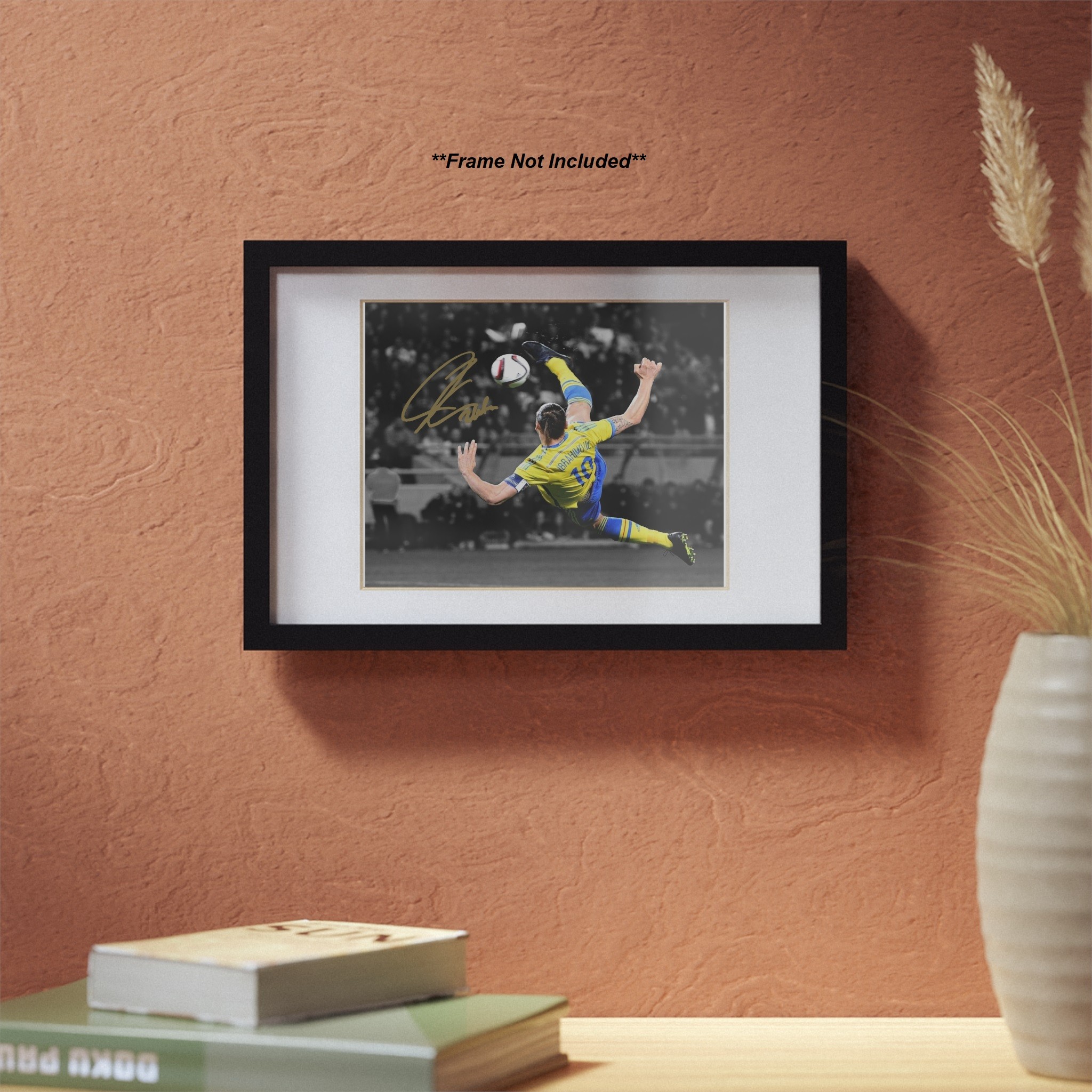 Zlatan Ibrahimovic Sweden Legend Bicycle Kick Signed Photo Autograph Print