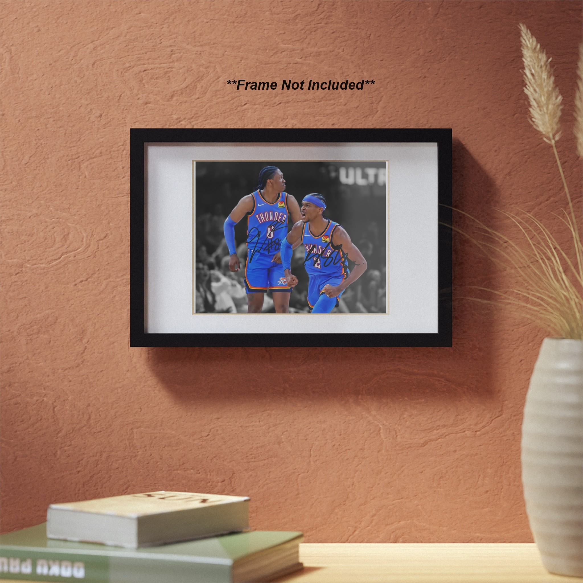 Shai Gilgeous-Alexander Jalen Williams OKC Thunder Signed Photo Autograph Print