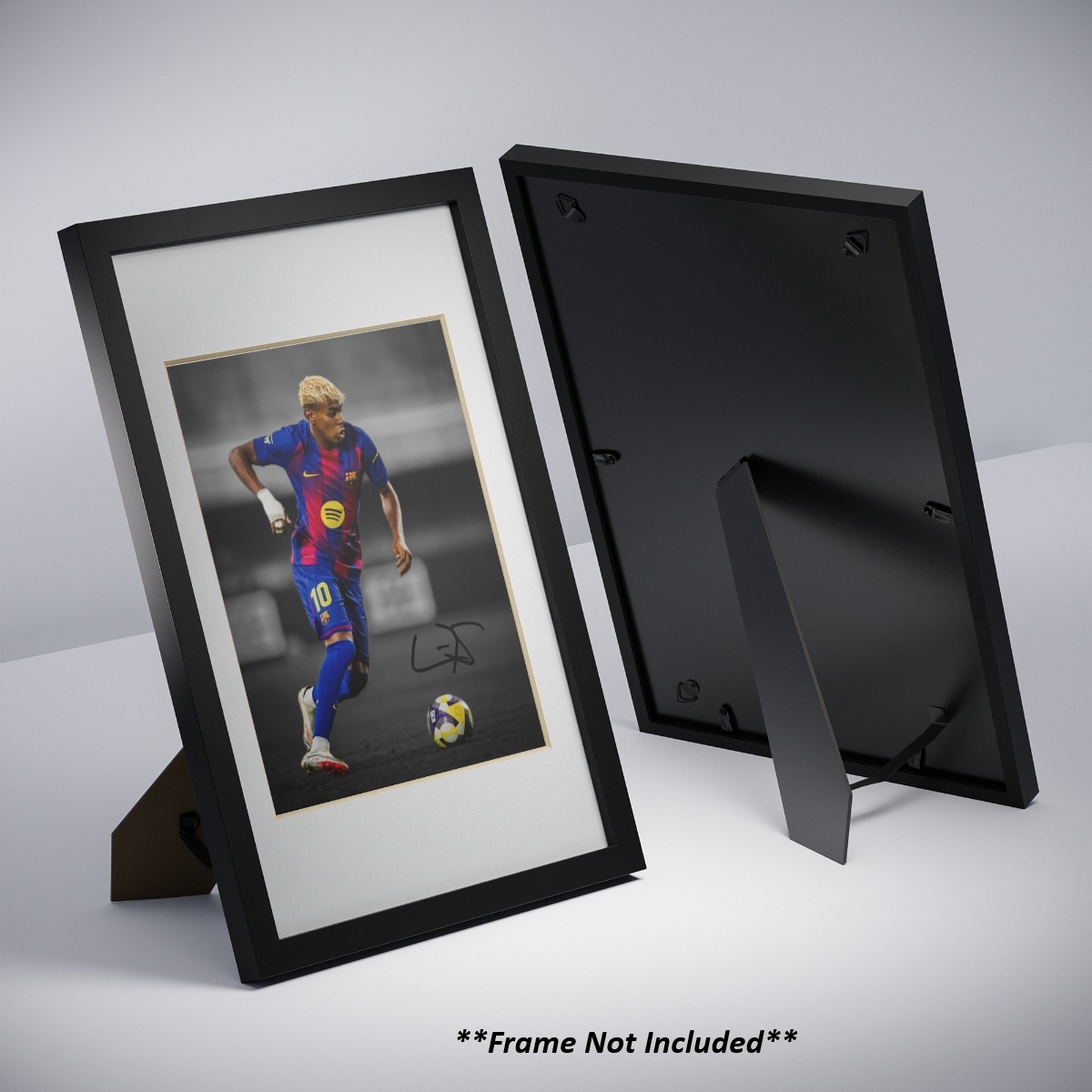 Lamine Yamal Barcelona Signed Photo Autograph Print