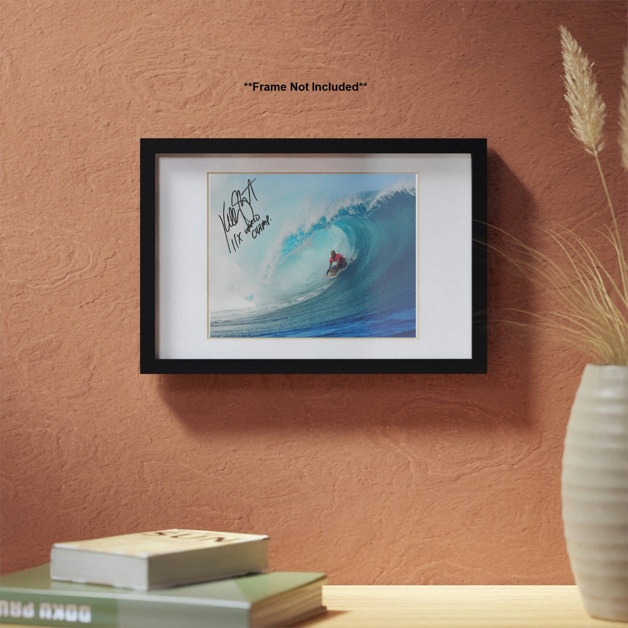 Kelly Slater 11X World Champions Surfing Legend Signed Photo Autograph Print