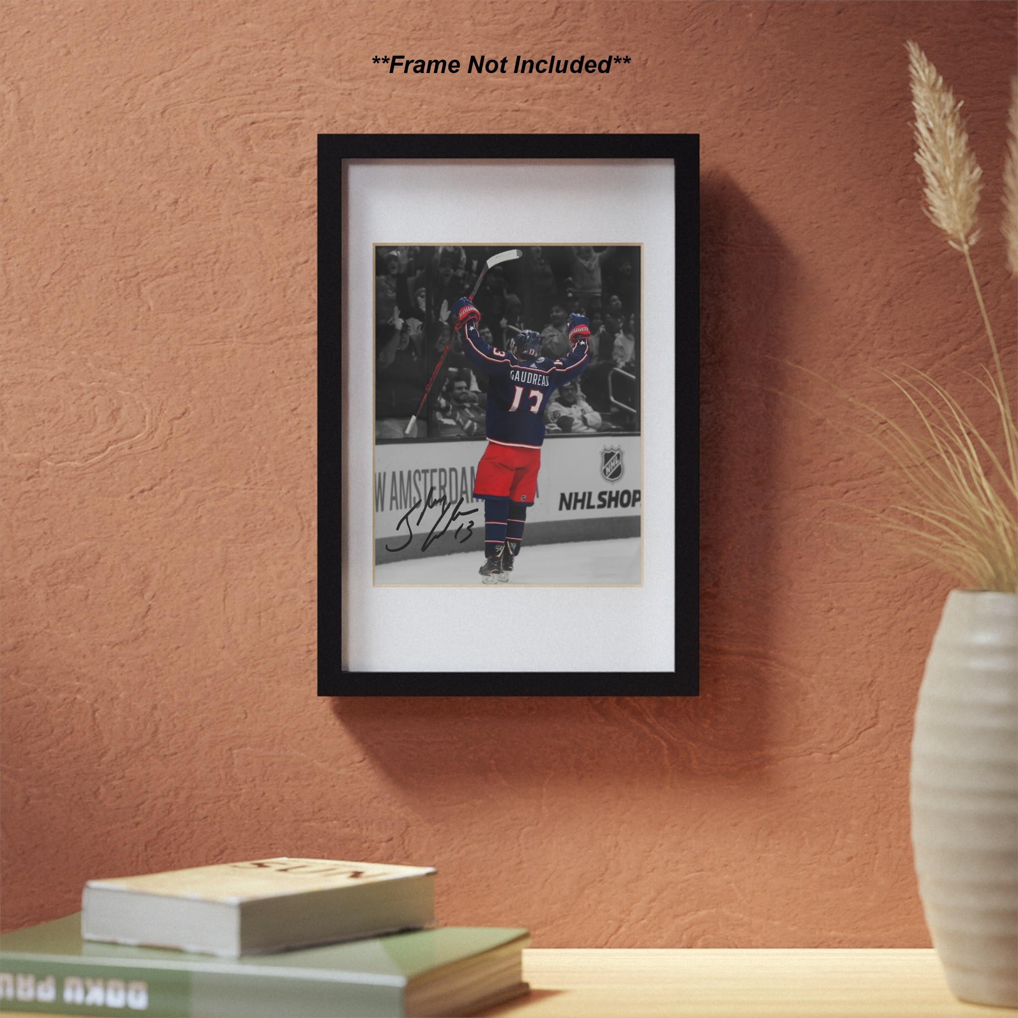 Johnny Gaudreau Columbus Blue Jackets Legend Signed Photo Autograph Print