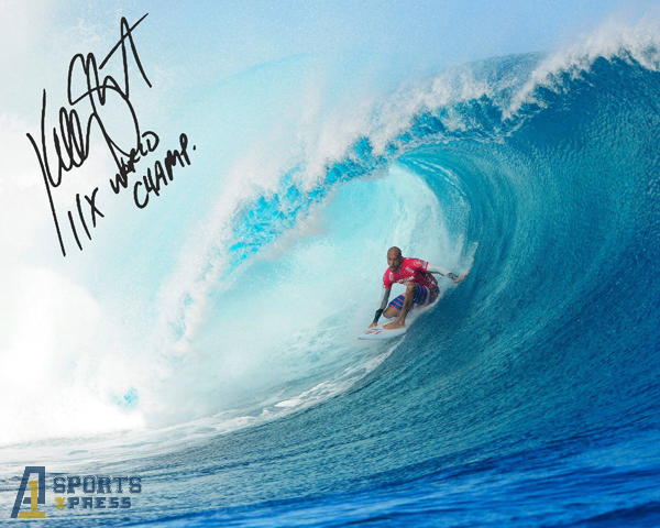 Kelly Slater 11X World Champions Surfing Legend Signed Photo Autograph Print