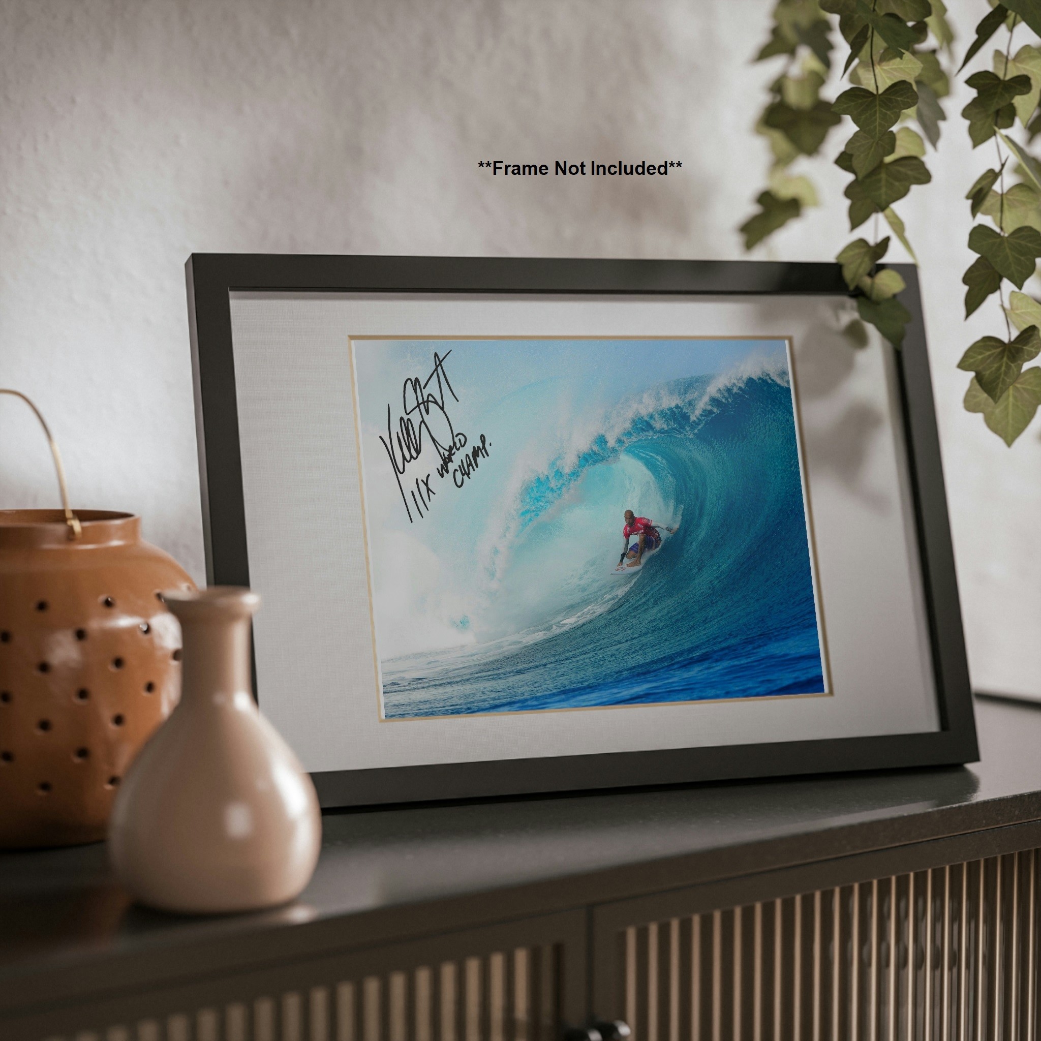 Kelly Slater 11X World Champions Surfing Legend Signed Photo Autograph Print