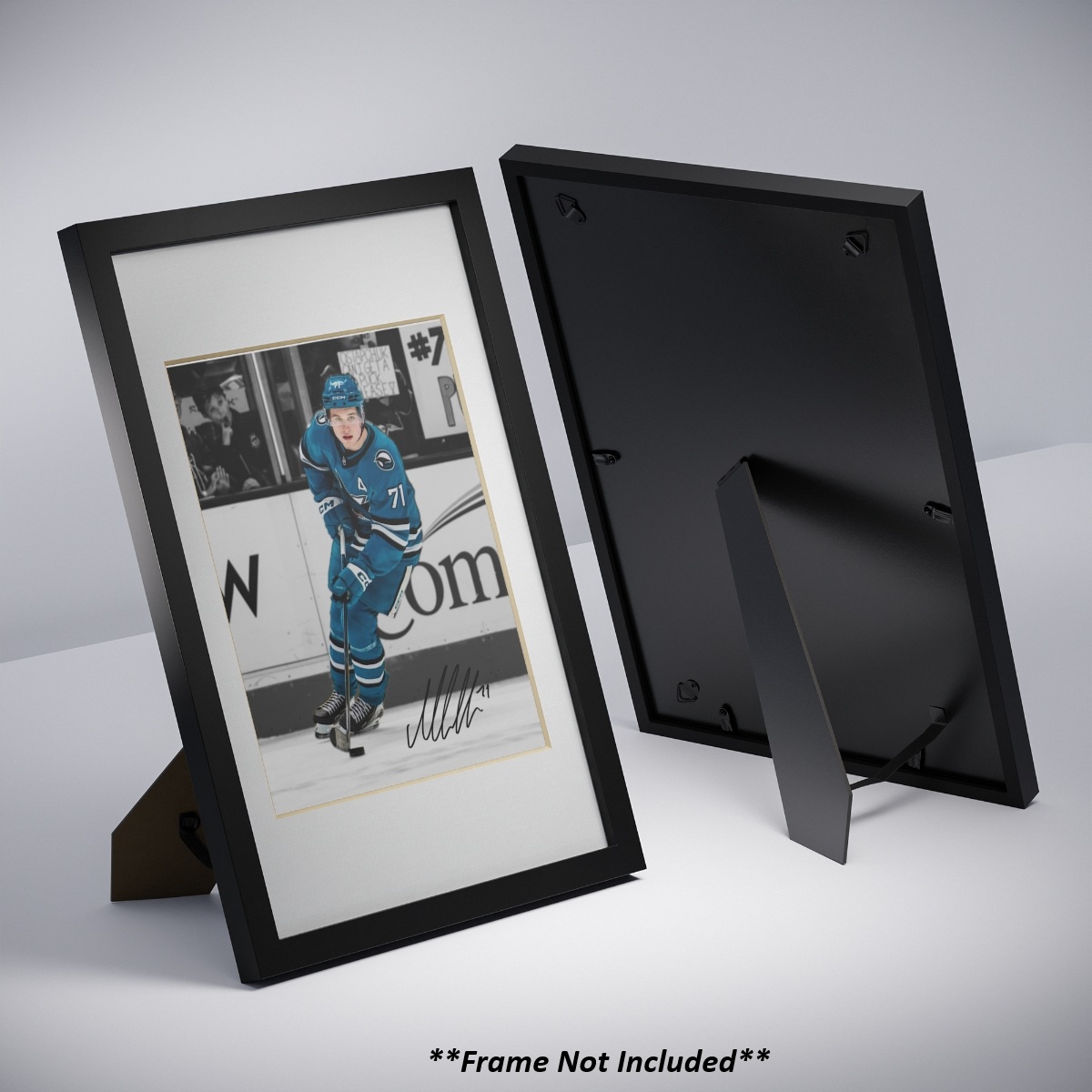 Macklin Celebrini San Jose Sharks Signed Photo Autograph Print