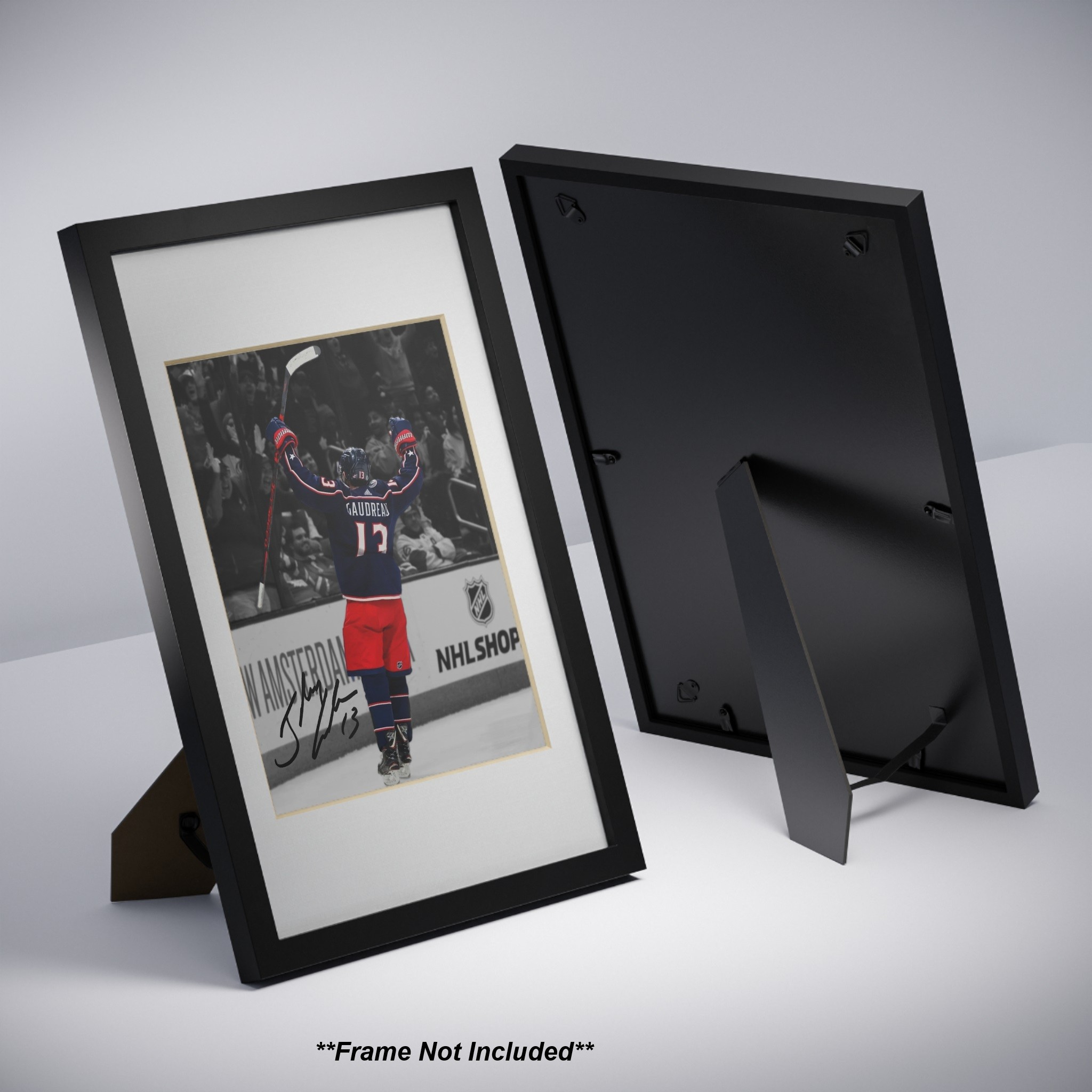 Johnny Gaudreau Columbus Blue Jackets Legend Signed Photo Autograph Print